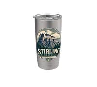 Defensores del castillo de Stirling de Escocia Vaso térmico de acero inoxidable de doble pared