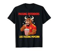 Defensores Que Pasan como Pasar Palomitas de maíz Camiseta gráfica económica
