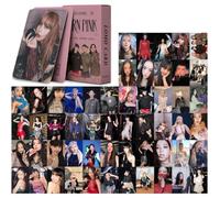 DEFGNOP Kpop Photocards Blackpink, 55 unidades Lomo Tarjetas, BP Born Pink World Tour Blackpink Album Merch para Fans (B)
