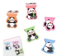 DEFGNOP Marcapaginas Magnetico, 10 MarcapáGinas MagnéTicos Con Forma De Panda Para NiñOs, MarcapáGinas MagnéTicos, PequeñOs Regalos Para Estudiantes, NiñOs, NiñAs, Amantes De Los Libros