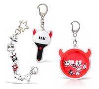 DEFGNOP Set de 3 llavero, Baby-Monster Merch para fans de Kpop para las fans