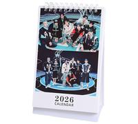 DEFGNOP Stray Kids Desk Calendar 2026 K-Pop Calendar Para New Year Holiday (A)