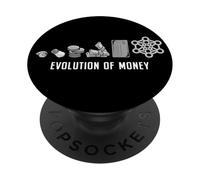 DeFi Decentralized Finance Evolution Of Money Crypto Hodl PopSockets PopGrip Adhesivo