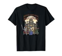 Defienda su Biblioteca pública Local Mago Mago Caballero Archer Knight Camiseta
