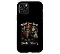 Defiende tu Obra de Arte OVNI de Caballero Cruzado de la Biblioteca Local Carcasa para iPhone 11 Pro