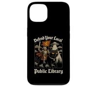 Defiende tu Obra de Arte OVNI de Caballero Cruzado de la Biblioteca Local Carcasa para iPhone 13