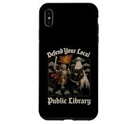 Defiende tu Obra de Arte OVNI de Caballero Cruzado de la Biblioteca Local Carcasa para iPhone XS MAX