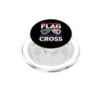 Defiendo el Día de los Caídos de la Bandera, Nunca Olvides a los Veteranos estadounidenses PopSockets PopGrip para MagSafe