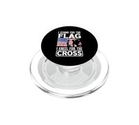 Defiendo el Día de los Caídos de la Bandera, Nunca Olvides a los Veteranos PopSockets PopGrip para MagSafe