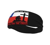 Defiendo la bandera de Chile y me arrodillo ante la cruz. Diademas para hombre y mujer, antideslizantes, absorbentes, deportivas, para gimnasio, baloncesto, yoga.