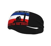 Defiendo la bandera de Yugoslavia y me arrodillo ante la cruz. Diademas para hombre y mujer, antideslizantes, absorbentes, deportivas, para gimnasio, baloncesto, yoga.