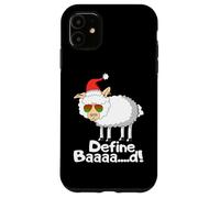 Define Bad Sheep Lover Farmer Christmas Stocking Stuffer Carcasa para iPhone 11