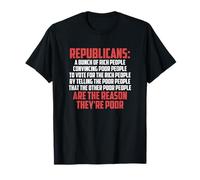 Definición Anti republicanos - Demócrata Liberal Camiseta