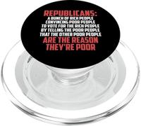 Definición Anti republicanos - Demócrata Liberal PopSockets PopGrip para MagSafe