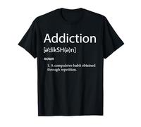 Definición de adicción Vive un Estilo de Vida Sobrio para ex Adictos Camiseta