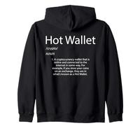 Definición de Billetera Caliente Bitcoin Cryptocurrency Crypto Wallet Sudadera con Capucha