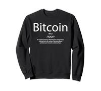 Definición de Bitcoin Criptomoneda Blockchain Cripto BTC Sudadera