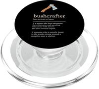 Definición de Bushcrafter: Divertido superviviente de Bushcraft Outdoor PopSockets PopGrip para MagSafe