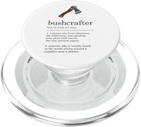Definición de Bushcrafter: Divertido superviviente de Bushcraft Outdoor PopSockets PopGrip para MagSafe
