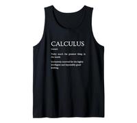Definición de cálculo - Explicación Divertida de matemáticas sarcásticas Camiseta sin Mangas