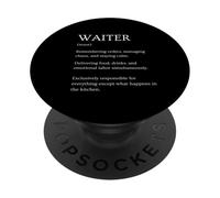 Definición de Camarero Divertido Diccionario sarcástico PopSockets PopGrip Adhesivo
