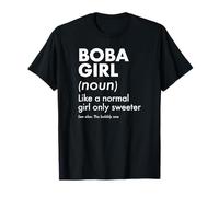 Definición de Chica Boba como una Chica Normal Solo más Dulce Camiseta