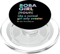 Definición de Chica Boba como una Chica Normal Solo más Dulce PopSockets PopGrip para MagSafe
