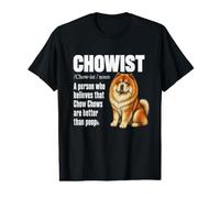 Definición de chowist, Divertido Perro de Chow Chow, mamá, papá, dueño Camiseta gráfica económica