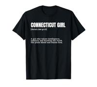 Definición de Cita Divertida de Chica nativa de Connecticut Camiseta