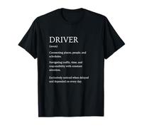 Definición de Conductor Divertido Diccionario sarcástico Camiseta