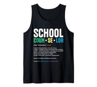 Definición de Consejero Escolar Diseño de Agradecimiento Divertido Camiseta sin Mangas