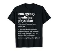 Definición de diccionario divertido médico de medicina de emergencia Camiseta