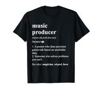 Definición de diccionario divertido productor musical Camiseta