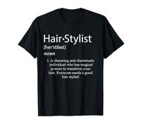 Definición de Estilista - Lindo Estilista de Disfraces de salón de Belleza Camiseta