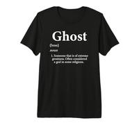 Definición de Fantasma Divertido Cumpleaños Historia de Terror Fantasma Niño Fantasma Camiseta Premium