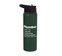 Definición de fontanero Stainless Steel Insulated Water Bottle