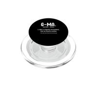 Definición de G-Ma como la Abuela Pero el día de los Abuelos más Fresco PopSockets PopGrip para MagSafe