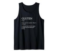 Definición de Gluten - Explicación sarcástica Divertida del Gluten Camiseta sin Mangas