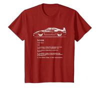 Definición de Icono Diseño Genial del icónico Coche Deportivo Italiano Camiseta, Niños, Arándano, 4 años