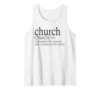 Definición de Iglesia Un Hospital para Pecadores Santos Fe Jesús Camiseta sin Mangas