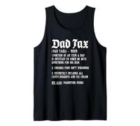 Definición de impuestos para papá, Retro, día del Padre, Vintage, Divertido, sarcástico Camiseta sin Mangas