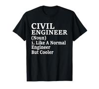Definición de ingeniero civil Cita divertida de ingeniería Camiseta