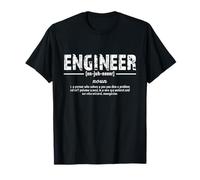 Definición de Ingeniero T Ingeniería Divertida Camiseta