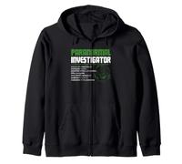 Definición de investigador Paranormal Fantasma Investigación Humor Sudadera con Capucha