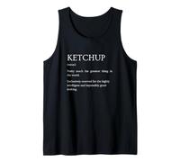 Definición de Ketchup - Explicación Divertida del Ketchup sarcástico Camiseta sin Mangas