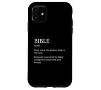 Definición de la Biblia - Explicación Bíblica Sarcástica Divertida Carcasa para iPhone 11