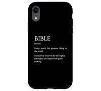 Definición de la Biblia - Explicación Bíblica Sarcástica Divertida Carcasa para iPhone XR