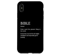 Definición de la Biblia - Explicación Bíblica Sarcástica Divertida Carcasa para iPhone XS MAX