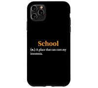 Definición de la Escuela Divertido Estudiante Universitario Aula Humor Broma Carcasa para iPhone 11 Pro MAX