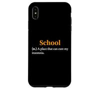 Definición de la Escuela Divertido Estudiante Universitario Aula Humor Broma Carcasa para iPhone XS MAX
